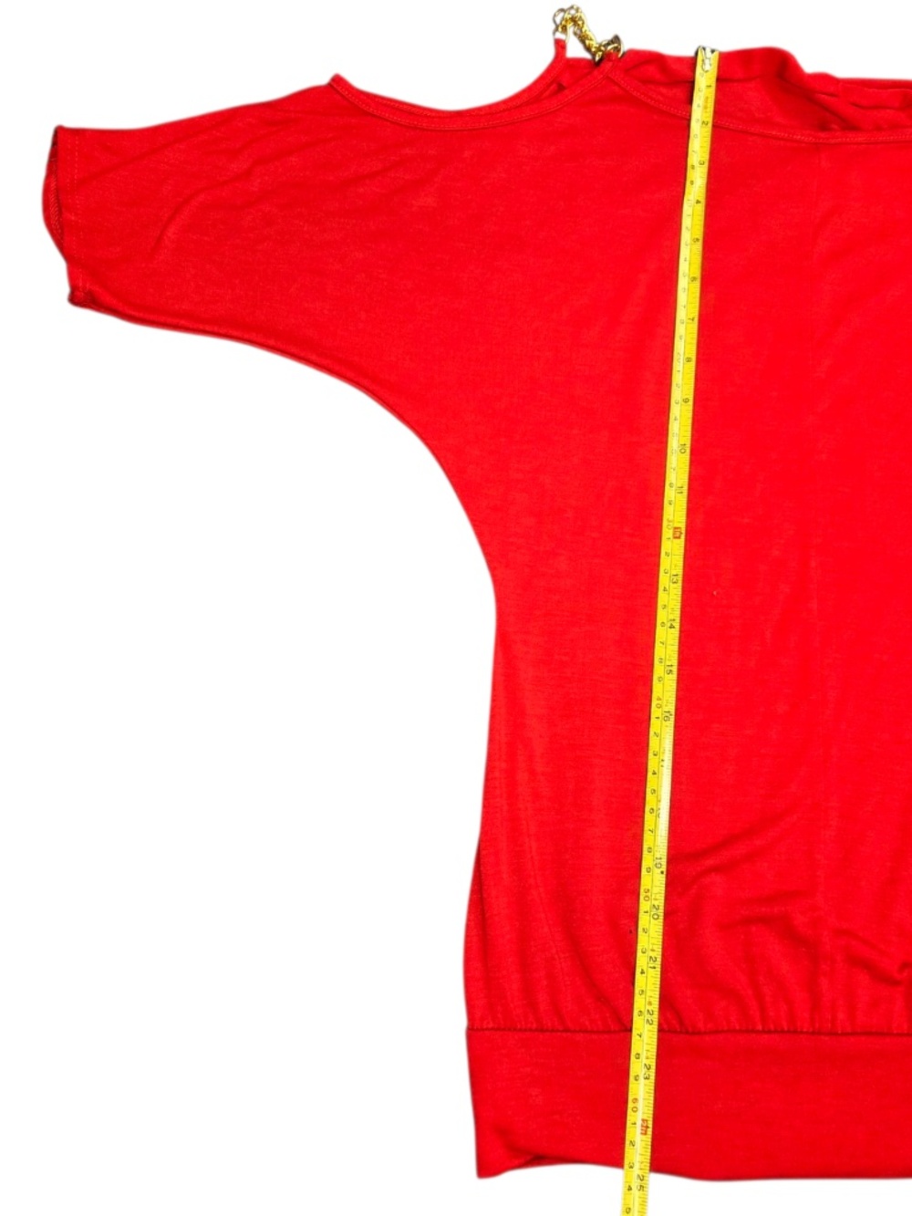 Short sleeve cotton dress shirt with gold hardware - Picture 6 of 16
